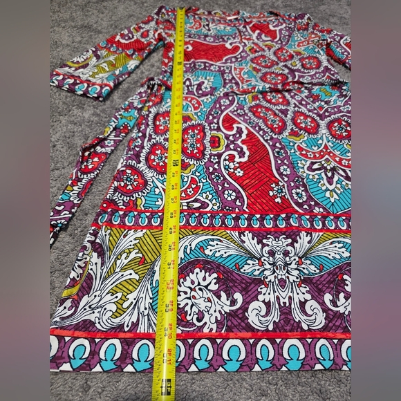 Donna Morgan Multicolor Paisley Dress - Picture 2 of 5